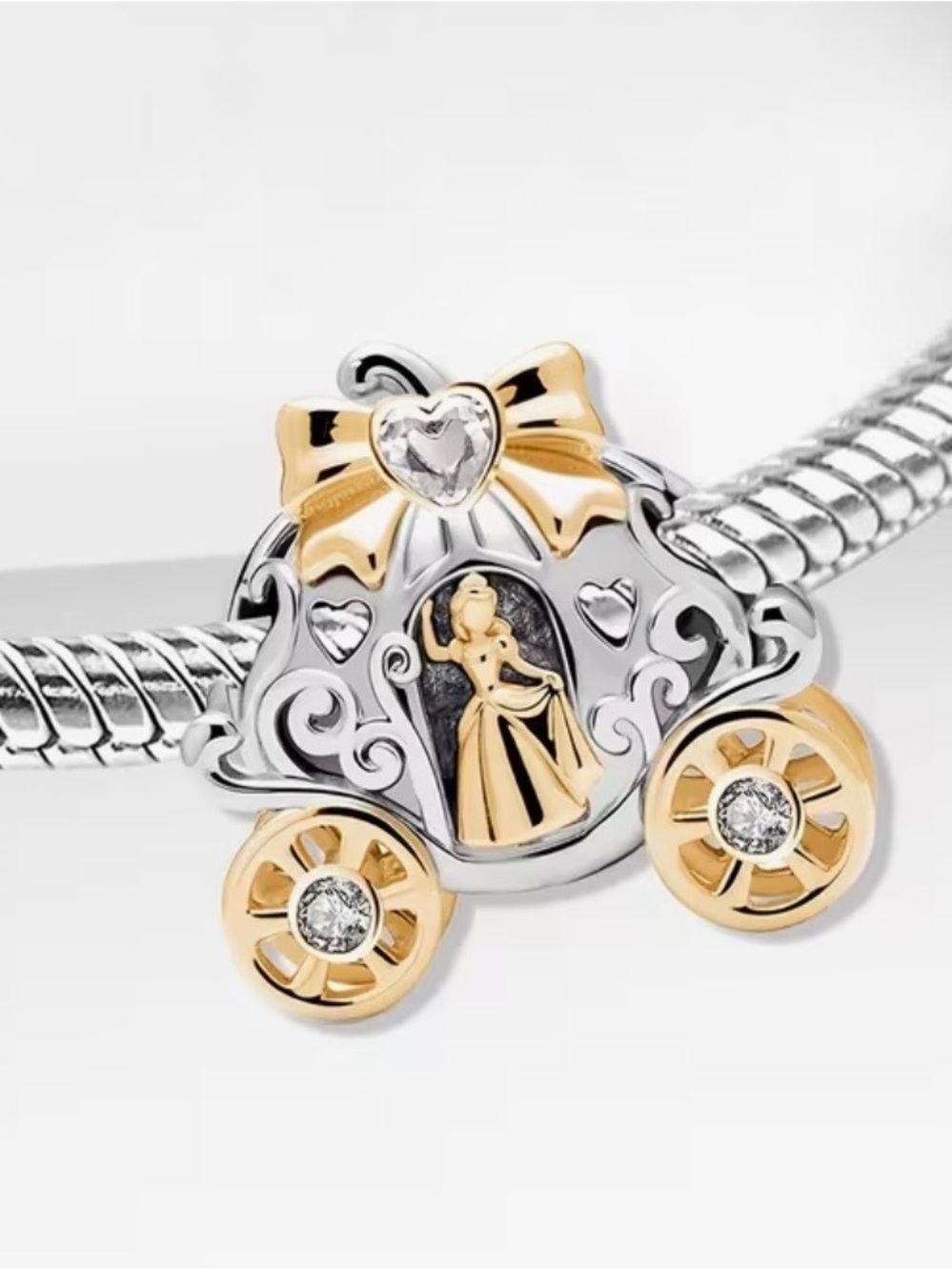 Cinderella’s Enchanted Carriage Charm-NEW